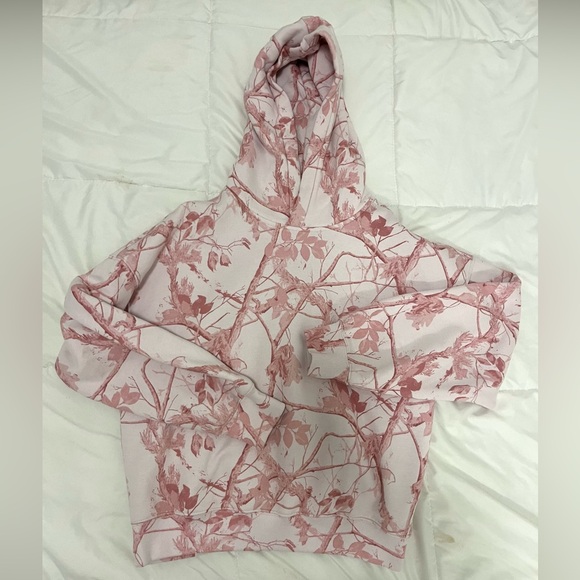 Abercrombie Sunday Hoodie in Pink Camo - Picture 3 of 7